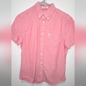 Ben Sherman Light Pink Casual Button-Down Shirt